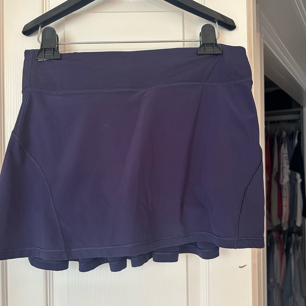 Lululemon navy blue skirt skort SIZE : 6 TALL